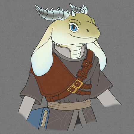 Cai Character Portrait Flat Color